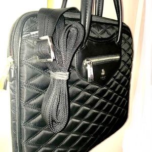 Knomo London NEW Slim Quilted Laptop Briefcase